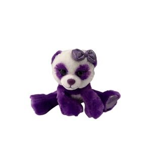 First & Main 6013 Pau Paus Panda Bear Plush Toy 10" Purple White Girl Pals 2019